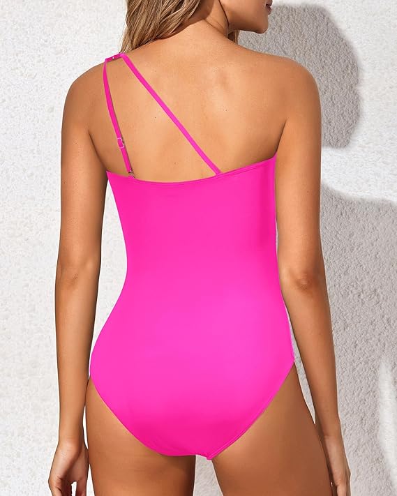 Gisela | Asymmetrischer Einteiler mit modischem One-Shoulder-Design