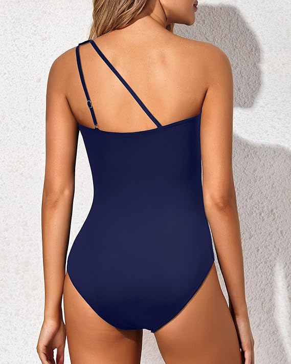 Gisela | Asymmetrischer Einteiler mit modischem One-Shoulder-Design