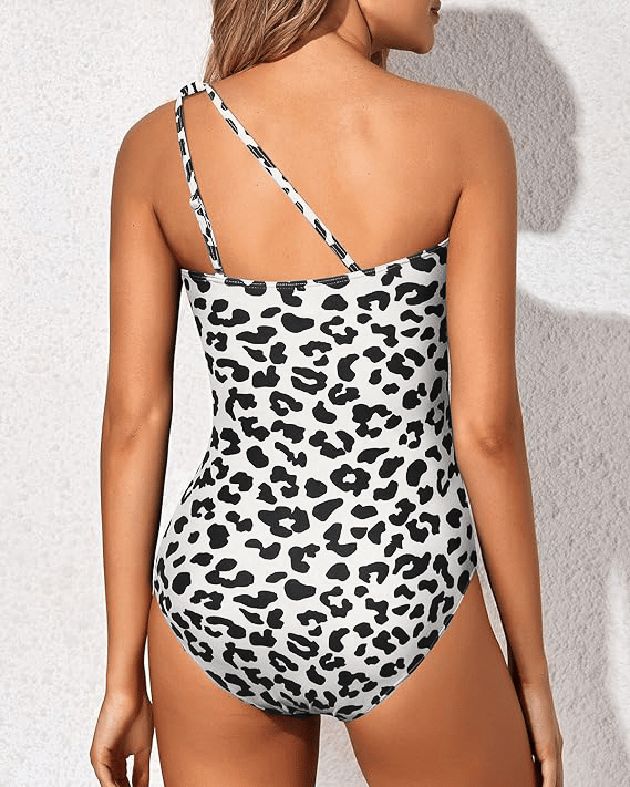 Gisela | Asymmetrischer Einteiler mit modischem One-Shoulder-Design